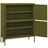 vidaXL Ormarić za pohranu maslinasto zeleni 80 x 35 x 101,5 cm čelični | shoptok.hr