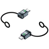 INF 2-Pack Type-C Ženski na Type-C Moški Adapter 240W 120Gbps Grey, (5000291443) | Shoptok.si