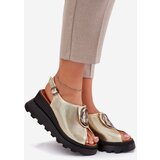 Boto Leather Women's Wedge Sandals With Decoration Artiker | Shoptok.si