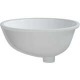  Kupaonski umivaonik bijeli 47x39x21 cm ovalni keramički | shoptok.hr