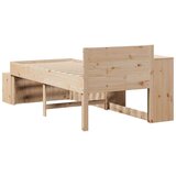  Okvir kreveta bez madraca 75 x 190 cm od masivne borovine | shoptok.hr