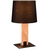 Tri O Črna/naravna LED namizna svetilka s tekstilnim senčnikom (višina 50 cm) Rahul – Cene