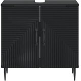 Kupaonski ormarić za sudoper HAARLEM Crna 59 5 x 31 5 x 59 cm - Crna | shoptok.hr