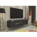 Hanah home TV komoda Decolp5, 150x48,2x29,6 cm, antracit-zlatna | Eponuda.ba