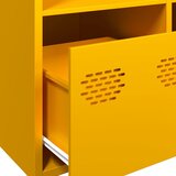  Visoka komoda boja senfa 68x39x103,5 cm od čelika | shoptok.hr