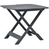 The Living Store Sklopivi vrtni stol antracit 79 x 72 x 70 cm plastični | shoptok.hr