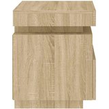  Noćni ormarići s LED svjetlima 2 kom boja hrasta 40x39x48,5 cm | shoptok.hr