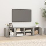 TV ormarići 2 kom Siva betona 80x31,5x36 cm konstruirano drvo | shoptok.hr
