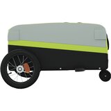 Prikolica za bicikl crno-zelena 30 kg željezna | shoptok.hr