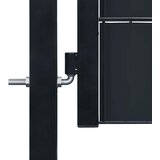  Vrata za ogradu PVC i čelik 100x204 cm Antracit | shoptok.hr
