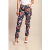 Fenzy Traperice S Cvjetnim Printom, Crvene | shoptok.hr