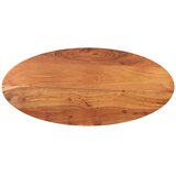 Stolna ploča 120x50x2,5 cm ovalna od masivnog drva bagrema | shoptok.hr