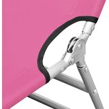  Sklopiva ležaljka s jastucima za glavu čelična magenta roza | Eponuda.com