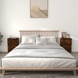  Noćni ormarići 2 kom boja dimljenog hrasta 40x35x70 cm | shoptok.hr
