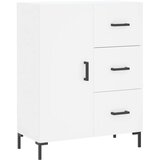  Visoka komoda bijela 69 5x34x180 cm konstruirano drvo | shoptok.hr