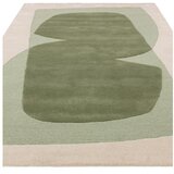 MADE Zelena/bež ročno tkana volnena preproga 200x290 cm Kinney – | Shoptok.si