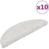  Otirači za stepenice 10 kom 56 x 17 x 3 cm bijeli | shoptok.hr