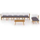  8-dijelna vrtna garnitura s jastucima masivno bagremovo drvo | shoptok.hr