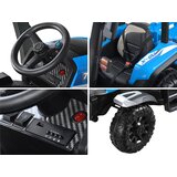 Veliki Velik traktor s prikolico 4x4 – moder | Shoptok.si