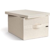 Bigso Bež tekstilna kutija za pohranu s poklopcem 36x46x25 cm Soft Storage Large – | shoptok.hr