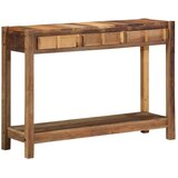  Konzolna stolica s ladicama s pohranom Smeđa 107 x 33 x 76 cm | shoptok.hr