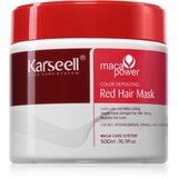 Karseell Color Depositing Red Hair Mask maska za naglašavanje boje kose 500 ml Cijene