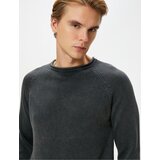 Koton Knitwear Sweater Washable Crew Neck Stitching Detailed Cotton | ePonuda.com