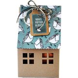  Ptičja hišica z zvončkom za hranjenje in lojno pogačo - 1 k. Cene