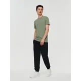 Jogger hlače od žerseja - Crna