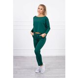 Kesi marka niezdefiniowana Set with oversized blouse green Cijene