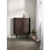 Unique Furniture Ormarić u dekoru hrasta s kliznim vratima u tamnoj prirodnoj boji 100x118x40 cm Meta – | shoptok.hr
