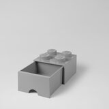 Lego Siva kvadratna škatla za shranjevanje LEGO® | Shoptok.si