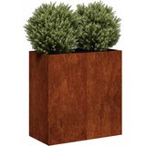  Sadilica boja hrđe 80x40x80 cm od pohabanog čelika | Eponuda.com