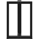  Noge za blagovaonski stol T-oblika 2 kom Crne 60x35x(72-73) cm Čelik | shoptok.hr