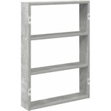  Zidna polica beton siva 43x9x60 cm konstruirano drvo | shoptok.hr
