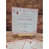  Vabilo za krst v roza barvi, minimalistično motiv angelček REK05-3 | Shoptok.si