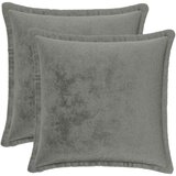  Presvlaka za jastuk 2 kom. HOUTEN Tamnosiva 30 x 30 cm Flanel | shoptok.hr