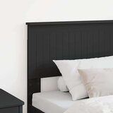  Vzglavje z vzglavjem Črna Orehovina 90 cm Konstruiran les | Shoptok.si