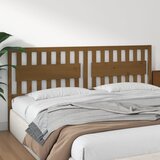  Uzglavlje za krevet boja meda 205,5x4x100 cm masivna borovina | shoptok.hr