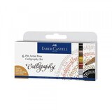 Faber-Castell PITT Artist Calligraphy set 6, (20633627) Cene