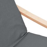  Stolica za opuštanje s tabureom od tkanine tamnosiva | shoptok.hr