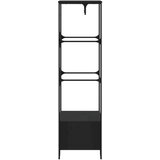 vidaXL Ormar crni 90 x 50 x 180 cm od konstruiranog drva | shoptok.hr