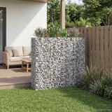  Gabionski uzdignuti krevet 2 pcs Srebrno 170 x 50 x 150 cm | shoptok.hr