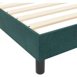 vidaXL Postelja Temno Zelena 160x200 cm Velur, (22049411) | Shoptok.si