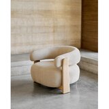 Kave Home Bež fotelj iz šenilje Granite – | Shoptok.si
