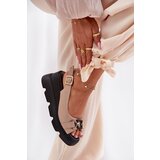 ARTIKER Ladies Leather Sandals On Wedge And Platform With Decoration | Eponuda.ba