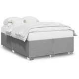 vidaXL Posteljni okvir svetlo siv 140x200 cm blago | Shoptok.si