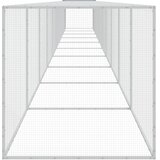  Kavez za kokoši s krovom antracit 1003x98x90 cm pocinčani čelik | shoptok.hr