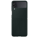 Samsung original usnjen ovitek ef-vf711lbe za galaxy z flip 3 f711 - zaščita zadnjega dela - črn | Shoptok.si
