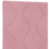 vidaXL Naslon za glavu dizajn dijamantnih blokova ružičasta 200 cm baršun | shoptok.hr